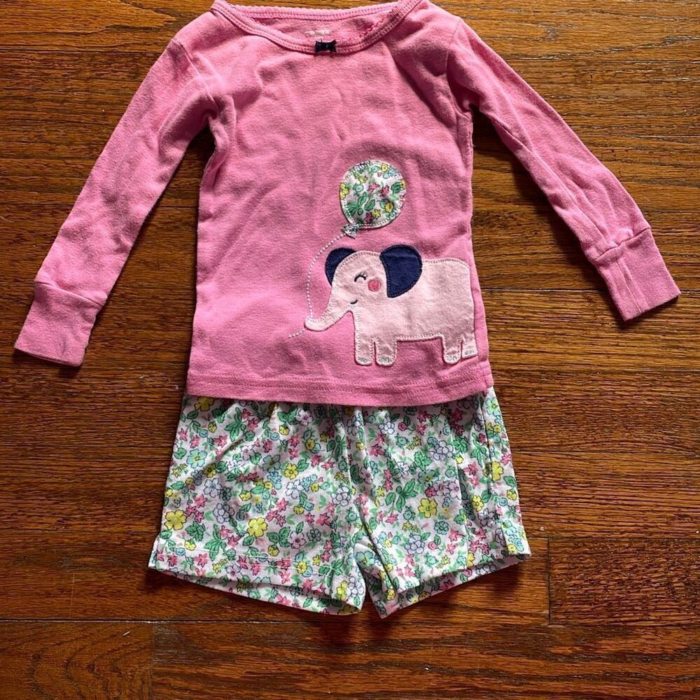 Carter’s 12m Floral Elephant Matching Set - Picture 1 of 3
